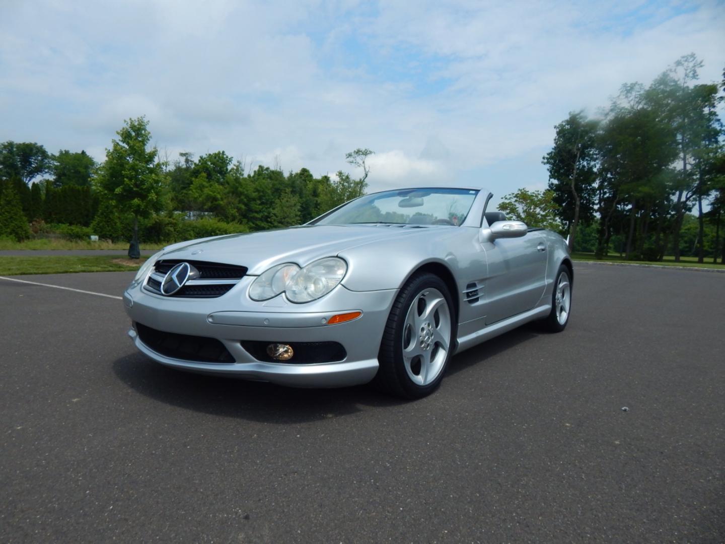 2005 brilliant silver metallic /Dark Gray leather Mercedes-Benz SL-Class sport (WDBSK76F15F) with an 5.5 Liter V12 Bi-turbo engine, 5 speed automatic transmission, located at 6528 Lower York Road, New Hope, PA, 18938, (215) 862-9555, 40.358707, -74.977882 - Here for sale is a Very clean 2005 Mercedes-Benz SL600 with sport package. Under the hood is a 5.5 liter Bi-turbo V12 making 493 horsepower and 590 foot pounds of torque. Its puts all that power to the rear wheels via a smooth shifting 5 speed automatic transmission. Features include; Dark Gray l - Photo#3